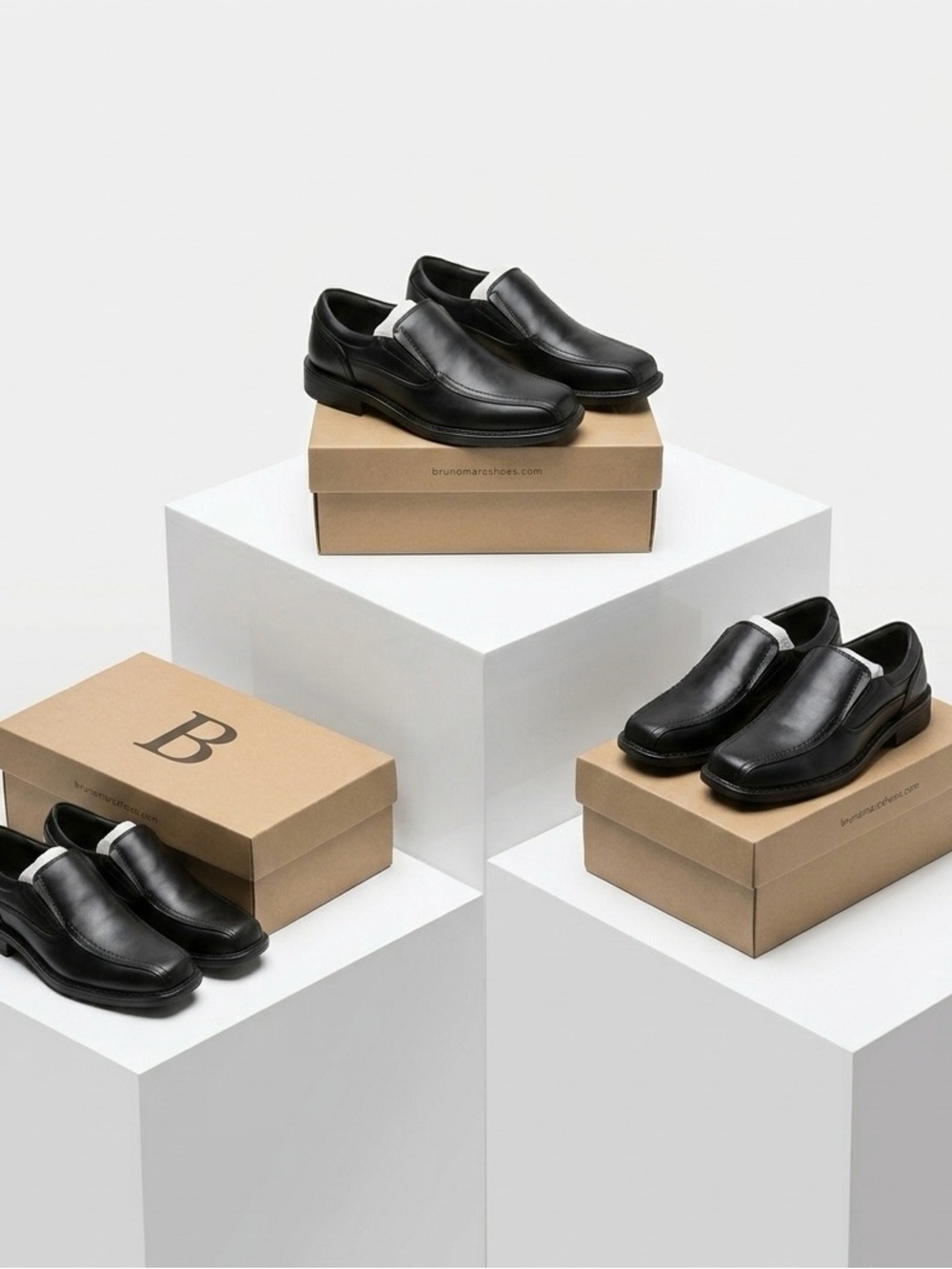 Black Slip-On Men’s Dress Shoes